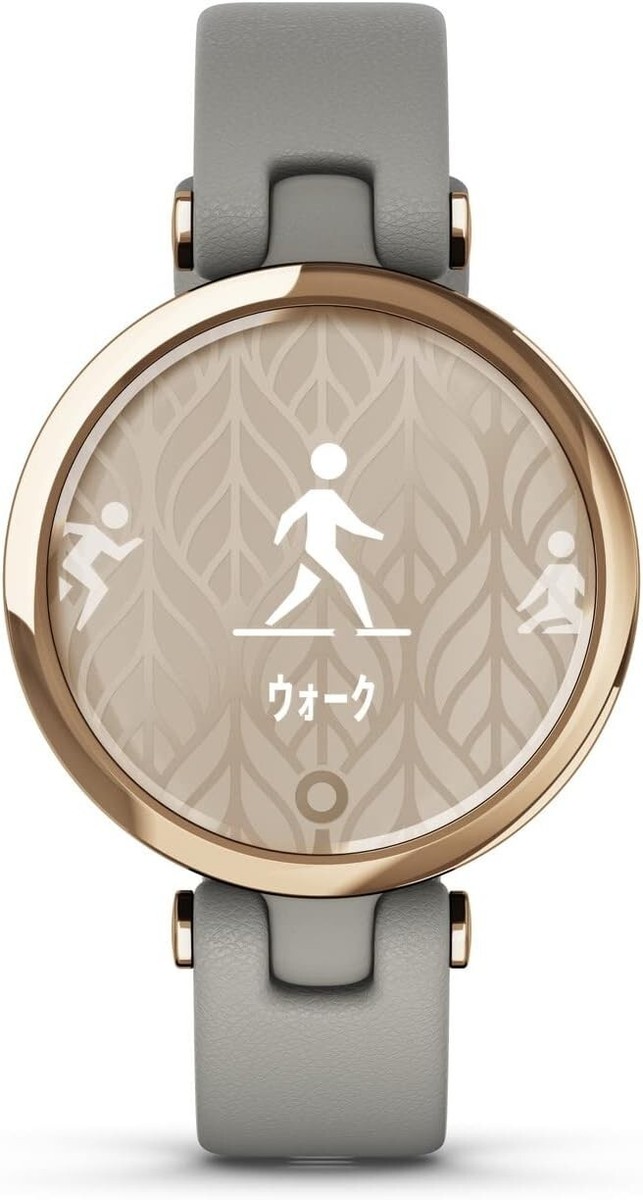 GARMIN LILY CLASSIC EDITION グレー Garmin Lily Classic Smartwatch & Tracker (Gold Bezel, Gray