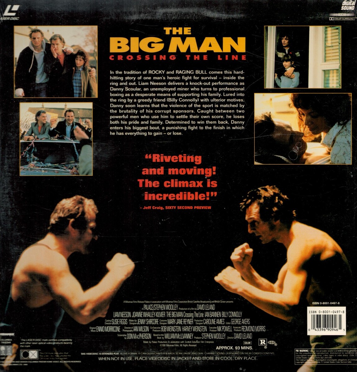 The Big Man (Crossing the Line) (1990) Laserdisc *UNICORN RARE* | eBay