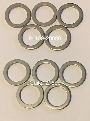 #ad 10pcs Gasket Washers 20mm For Honda Acura 94109 20000 US SELLER FREE SHIPPING $3.75