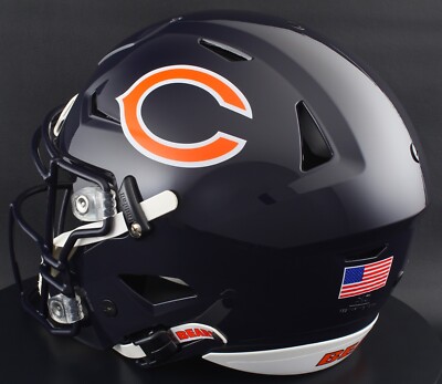 CHICAGO BEARS NFL Riddell SPEEDFLEX Authentic Gameday Football Helmet