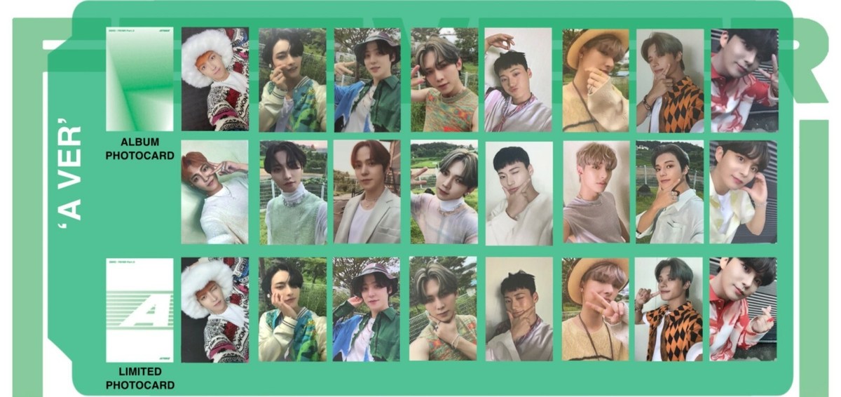 ATEEZ ZERO : FEVER Part.3 official photocard Ver. A Diary Z 7th