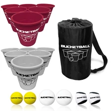 BucketBall - Team Color Edition - Combo Pack (Maroon/Silver)