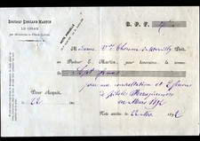 LE CIRAN / MENESTREAU-en-VILLETTE (45) DOCTOR "Doctor Edouard MARTIN" in 1892