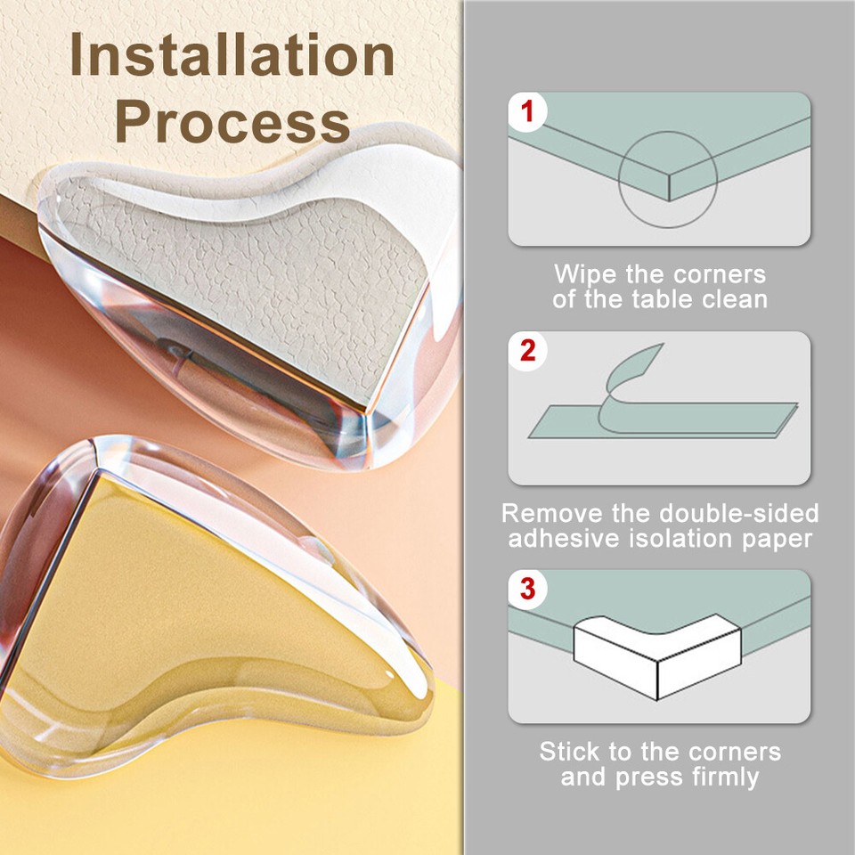 Self Corner Protector Kids Cushion PVC Safety Guard Baby Proofing eBay