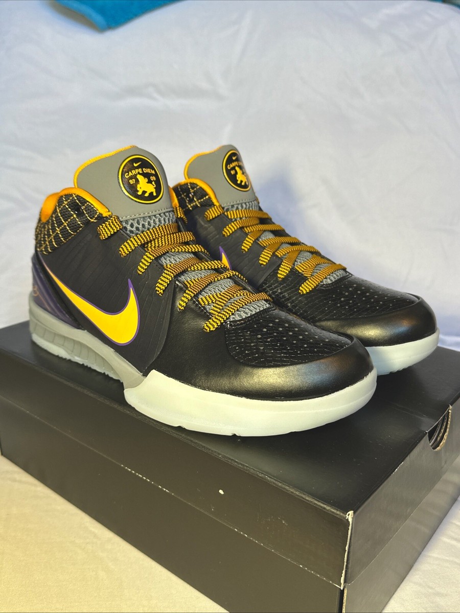 Size 10 - Nike Zoom Kobe 4 Protro 2019 Carpe Diem Black/Del Sol