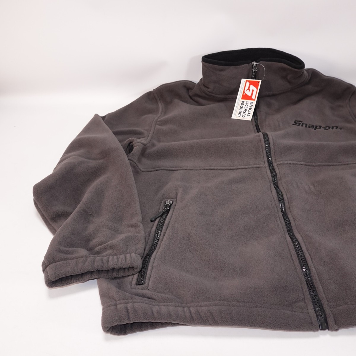 Snap On Full Zip Fleece Jacket Size Medium New | eBay