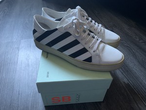 off white diagonal sneakers