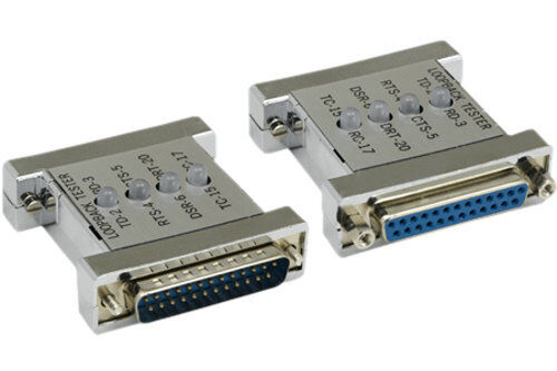 DB25 25 Pin Check Tester/ Loop Back Tester/ Mini Tester/ Jumper Box Serial RS232 - Picture 4 of 5