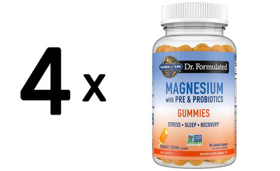 4 x Garden of Life Dr. Formulated Magnesium with Pre & (333,33 EUR/kg)