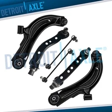 6pc Front Upper & Lower Control Arms Sway Bars for 2013-2019 Nissan Sentra NV200