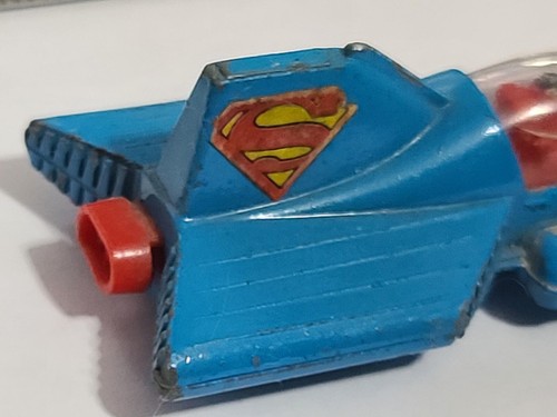 1979 Superman Corgi Supermobile Clear Missles. Lots of Wear - Picture 3 of 6