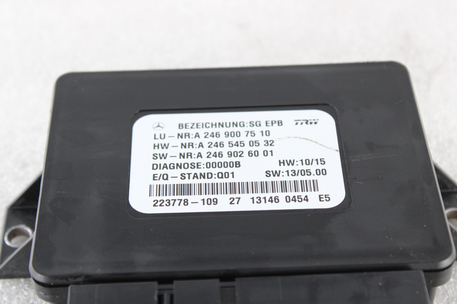 💎 MERCEDES SL/SLK/GL/ML/SLK/CLA EMERGENCY PARKING BRAKE CONTROL UNIT MODULE ECU