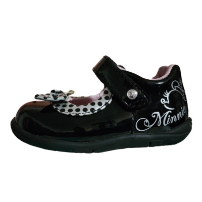 NEW Stride Rite Baby Minnie Mouse Bow Patent Leather Dotted MJ Dress Ballet Flat