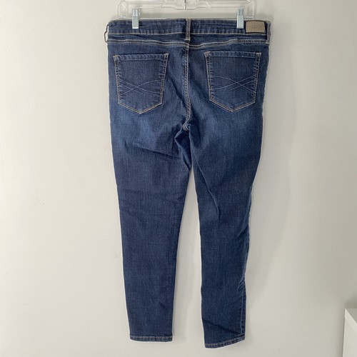 Aeropostale Jegging Juniors Dark Blue Denim Jeans Size 14 Reg/Normal Mid Rise - Picture 2 of 10