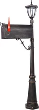 Mailbox Post Light Combination Kit for Outdoor, Solar Lamp Decorative Modern