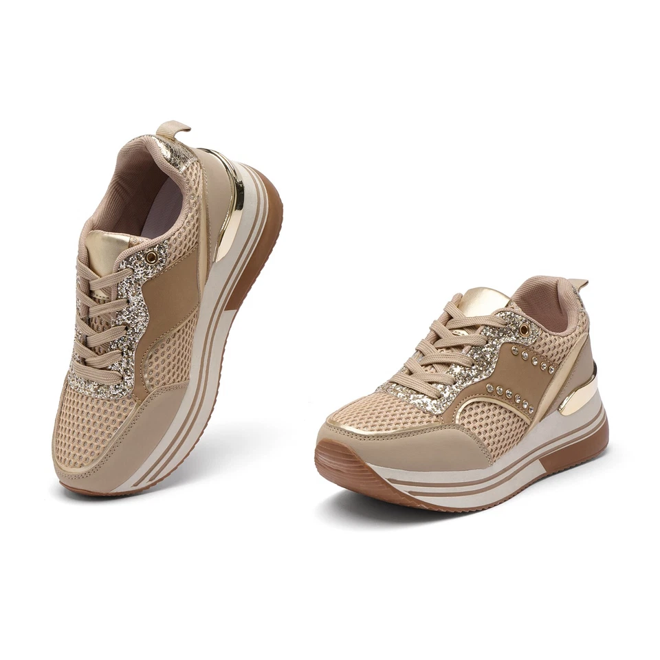 JOMIX Scarpe con Zeppa Interna Donna Scarpe da Ginnastica Sportive Fitness - Immagine 4 di 4
