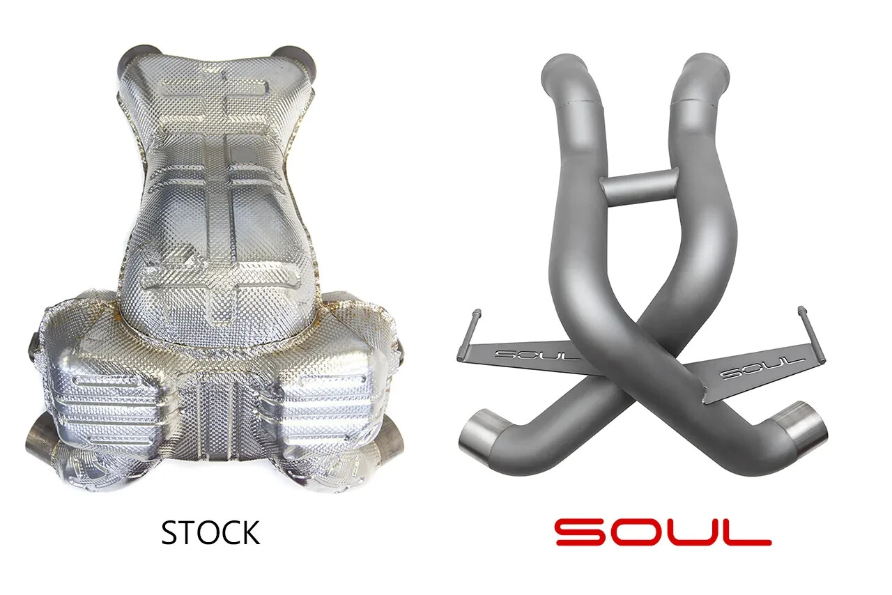 SOUL 2015+ McLaren 570S/570GT/540C Sport Exhaust | IN STOCK