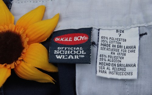 Bugle Boy School Uniform Navy Blue Shorts Size 7 FREE SHIPPING! - Picture 4 of 4