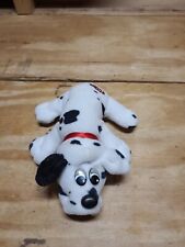 Vintage Pound Puppies Newborn Tonka Small 80's Plush 8" Dog Puppy White w Collar
