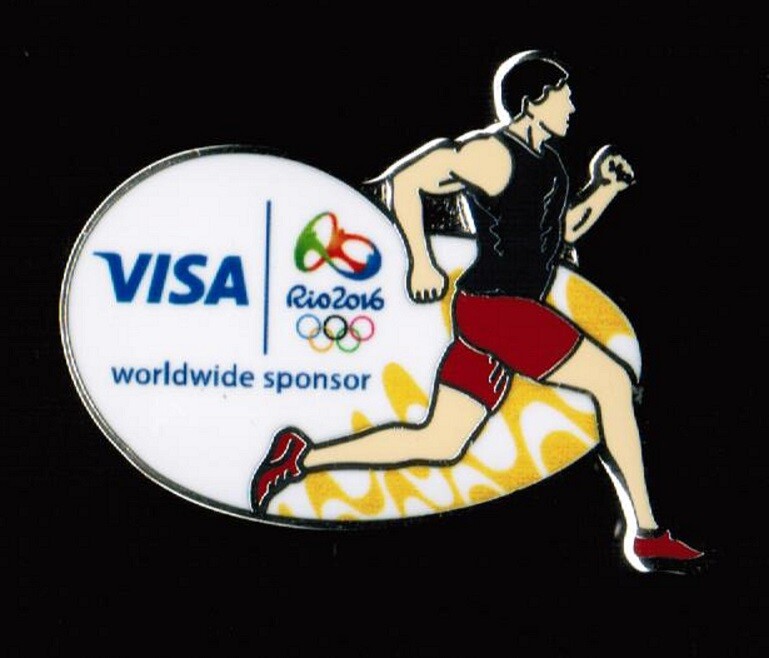 VISA TRACK & FIELD RIO DE JANEIRO 2016 OLYMPIC GAMES SPORT PIN2024 PARIS TRADER eBay