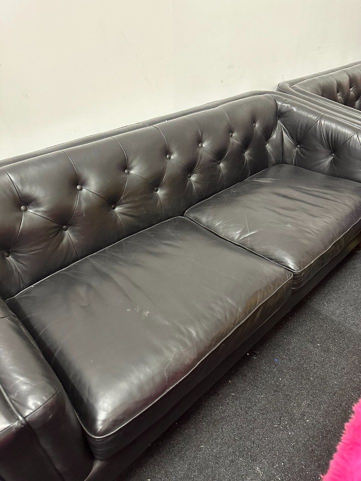 used leather sofas for sale eBay