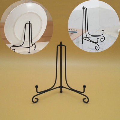 Art Iron Display Stand Bracket Support Holder for Plate Photo Picture Frame