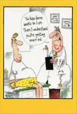 Three Weeks To Live Funny McCoy Bros Engagement Card by Nobleworks by Nobleworks