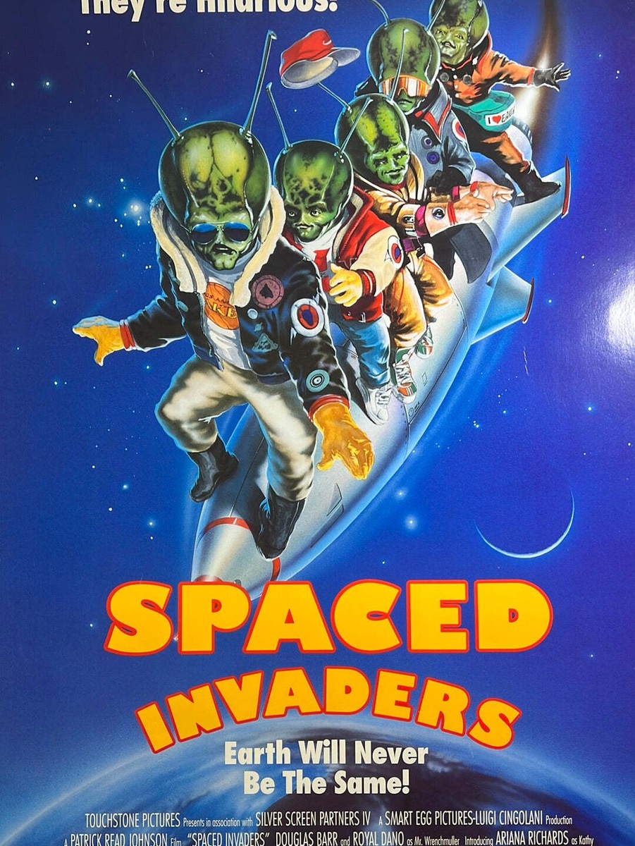 Spaced Invaders - 1990 movie poster original vintage | eBay