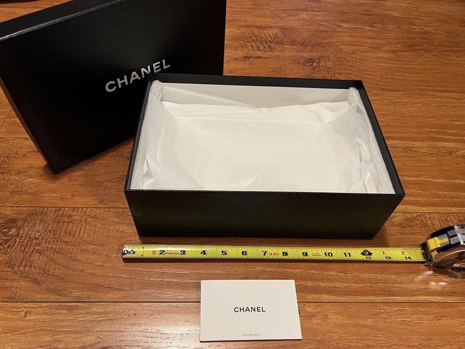 Authentic Chanel Gift Storage Shoe Box 12 x 8 x 4 Empty