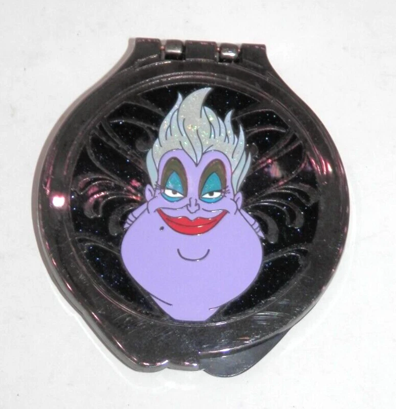 Disney Villain URSULA Twin Mirror Compact Little Mermaid Purse Pocket Sea Witch