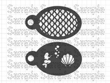 SEA LIFE - Face Painting STENCIL