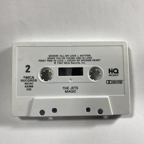 The Jets Magic Cassette Tape 1987 Vintage Audio Pop Music MCAC-42085 - Picture 4 of 7