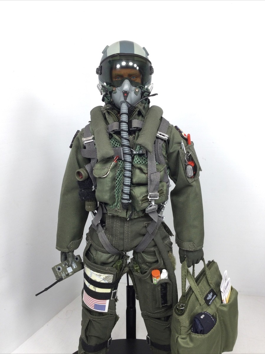1/6 DRAGON USAF F-15 “EAGLE” 336TH FTR.SQD. MODERN FIGHTER PILOT +