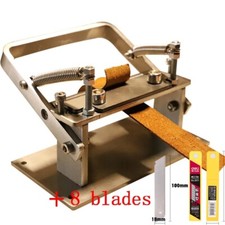 New 304 Stainless Steel Craft Leather Splitter Machine 8 Pcs Bl ade 100MM 18MM