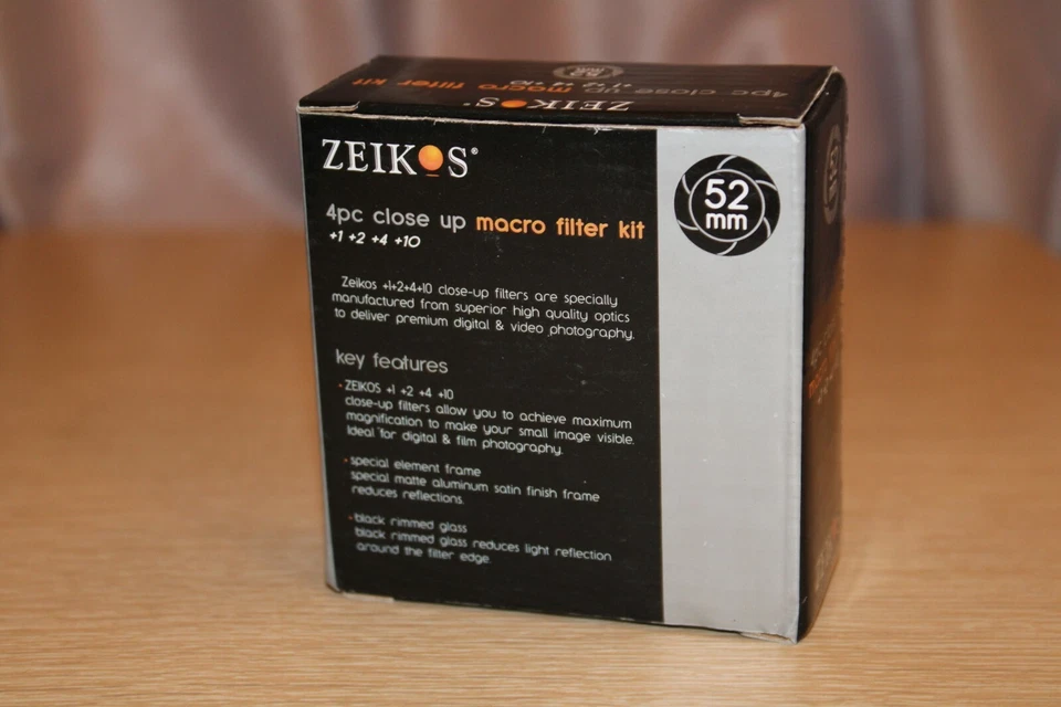 ZEIKOS 4Pc Close Up Macro Filter Kit 52mm ZE-CU452 - Image 3 of 4