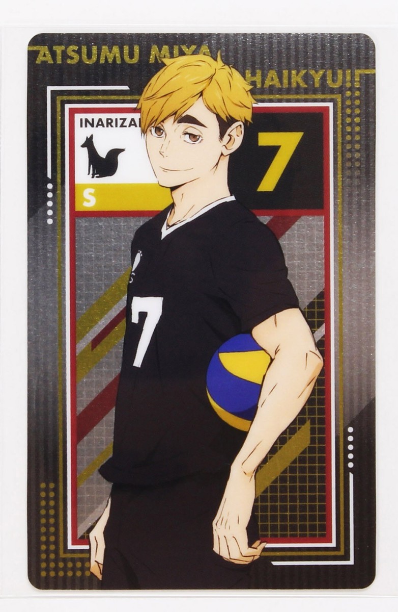 Haikyu Metallic Card Collection Gum Vol.1-22 Atsumu Miya