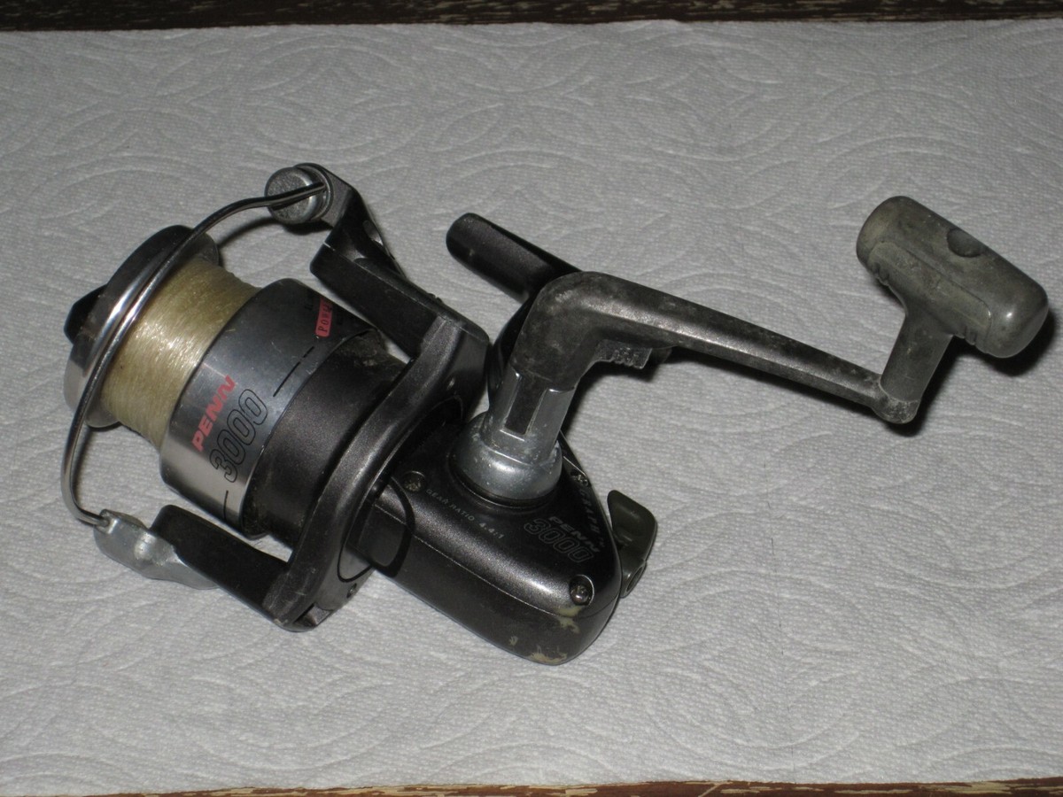penn 3000 power graph iii spinning reel PENN 3000 POWER GRAPH BALL BEARING 4.4:1 FISHING REEL -- FREE SHIPPING!!!