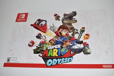 【非売品】スーパーマリオ オデッセイ 任天堂 B2 サイズ ポスター マイニンテンドー限定 スーパーマリオオデッセイ B2ポスター3種