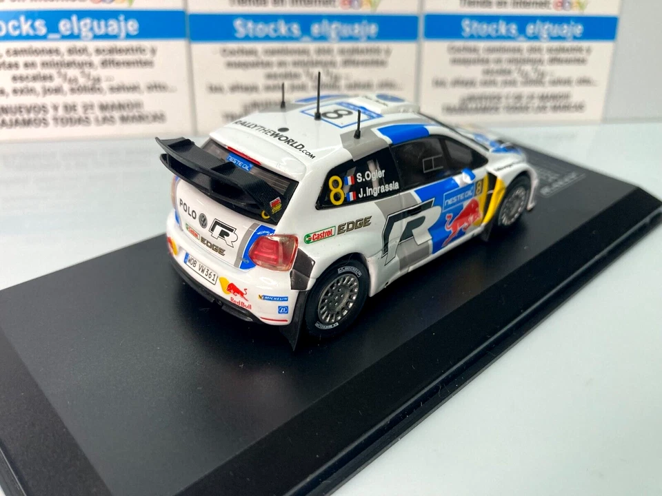 IXO ALTAYA 1/43 DIECAST CLUB VOLKSWAGEN POLO R WRC OGIER INGRASSIA FINLAND 2013 - Imagen 3 de 4
