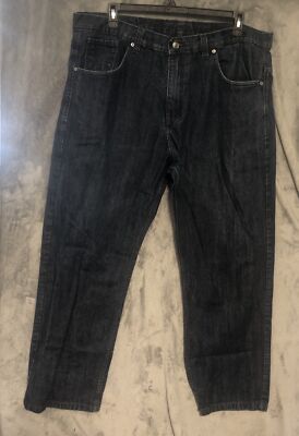 Roca Wear Jeans Men's Size 42 Blue Denim Straight 100% Cotton Casual (41x33)