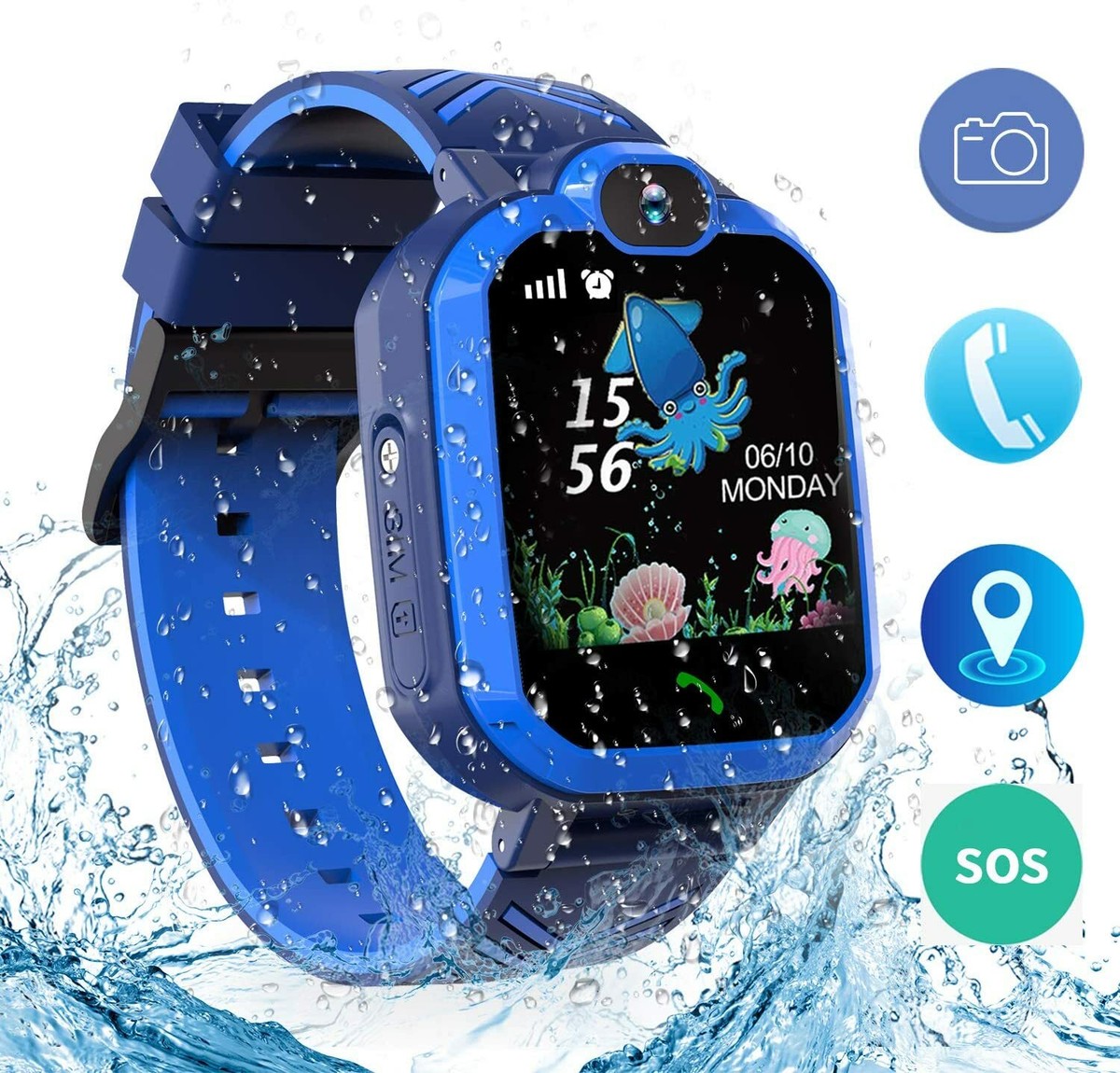 Jsbaby Kids Waterproof Smart Watch Phone,Smartwatch for Children's