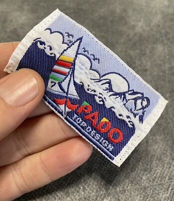 Vintage PADO Top Design Replacement Sew-on Clothing Company Tag Logo