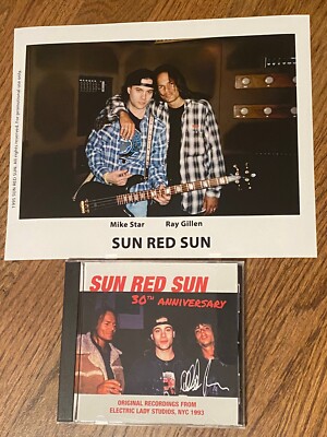 Sun Red Sun-30th Anniversary CD and 8 X 10 Sun Red Sun-Promo Photo April 1993