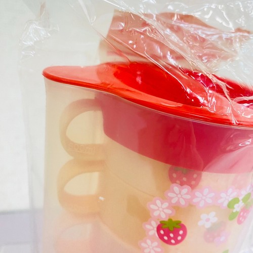 Juego de tazas apilables madre jardín flor fresa estuche exterior rosa amarillo raro - Imagen 17 de 24