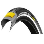 Pneu Michelin Protek 700x38C - Pneu VTC/Route Large Avec Protection - Bande Réfléchissante, Compatible E-Bike - Chambre à Air Nécessaire