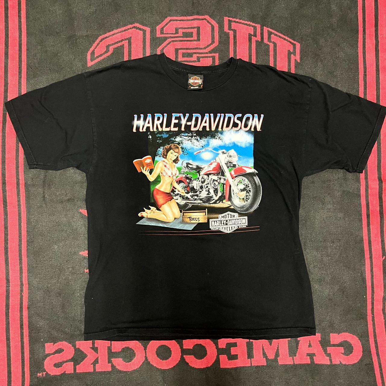 harley davidson bikini model girl motorcycle european… Gem