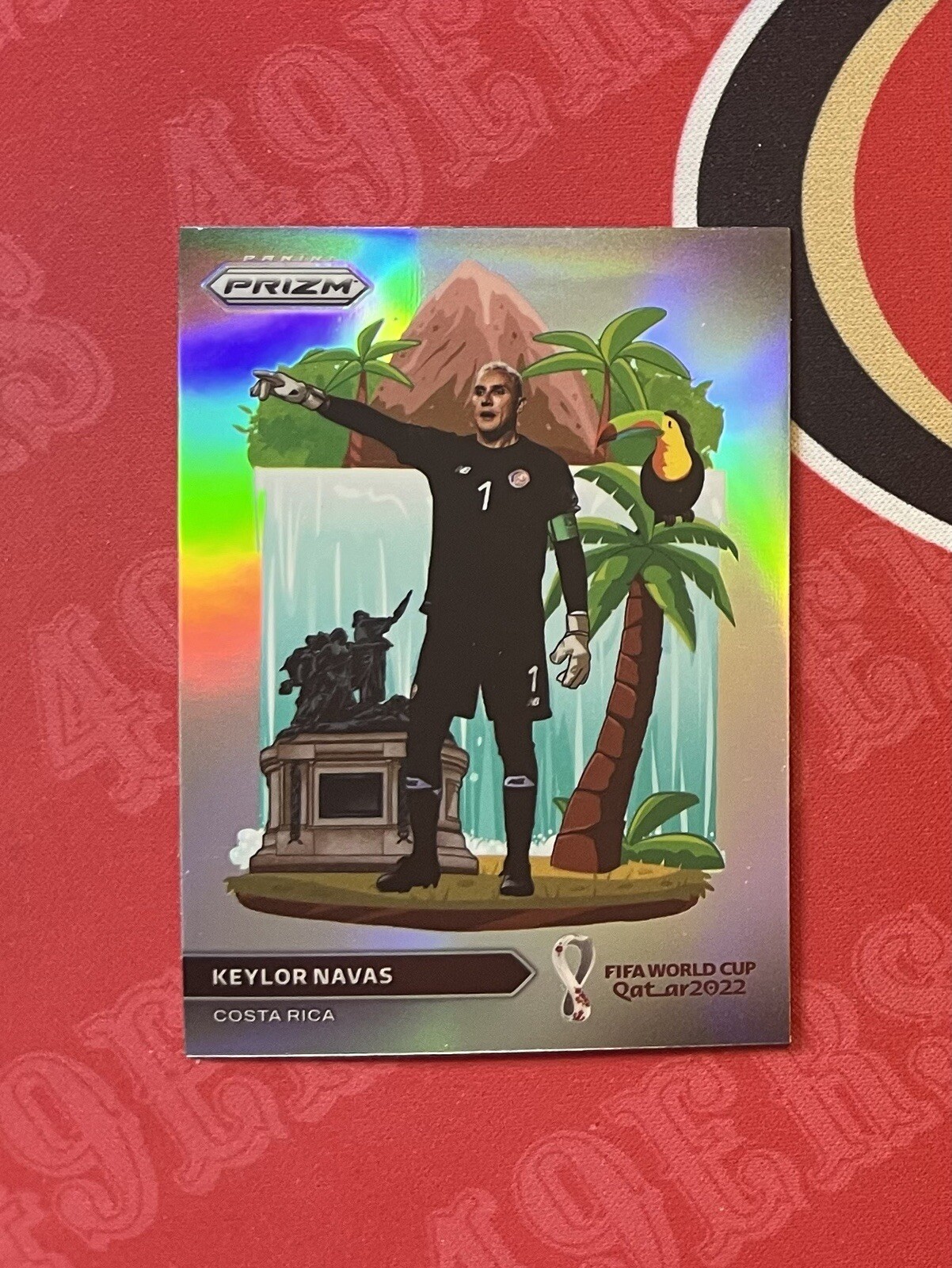 2022 Panini Prizm World Cup Keylor Navas #31 National Landmarks Costs Rica