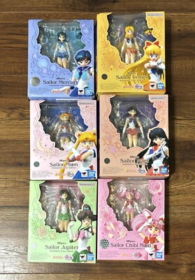SHFiguarts Sailor Moon Figures -Animation Color Edition- Set of 6 BANDAI JPN