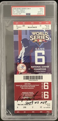 記念グッズ Matsui Signed MLB WS 2009 MVP Ball HIDEKI MATSUI 2009 WS MVP WSC NEW YORK YANKEES SIGNED AUTO