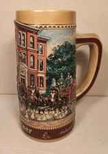 Budweiser Anheuser Busch Beer Stein Series A Historic Landmark Old School House